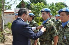 Додељене медаље српским мировњацима у Централноафричкој Републици
