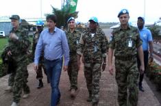 Сусрети министра одбране са командантима мисија УН и ЕУ у Централноафричкој Републици