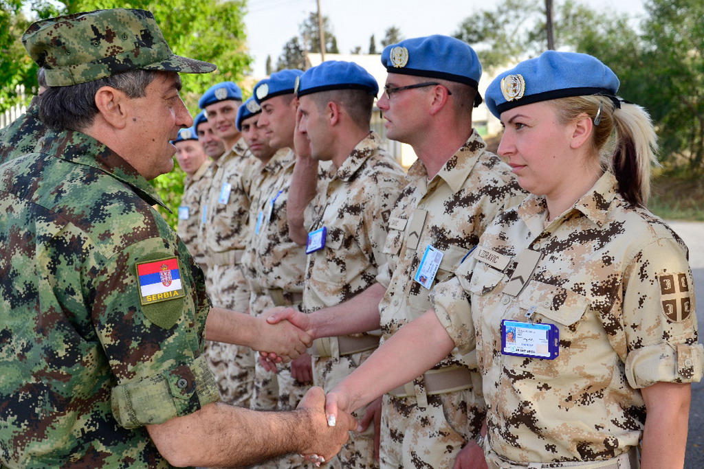 General Diković obišao pripadnike Vojske Srbije u misiji na Kipru
